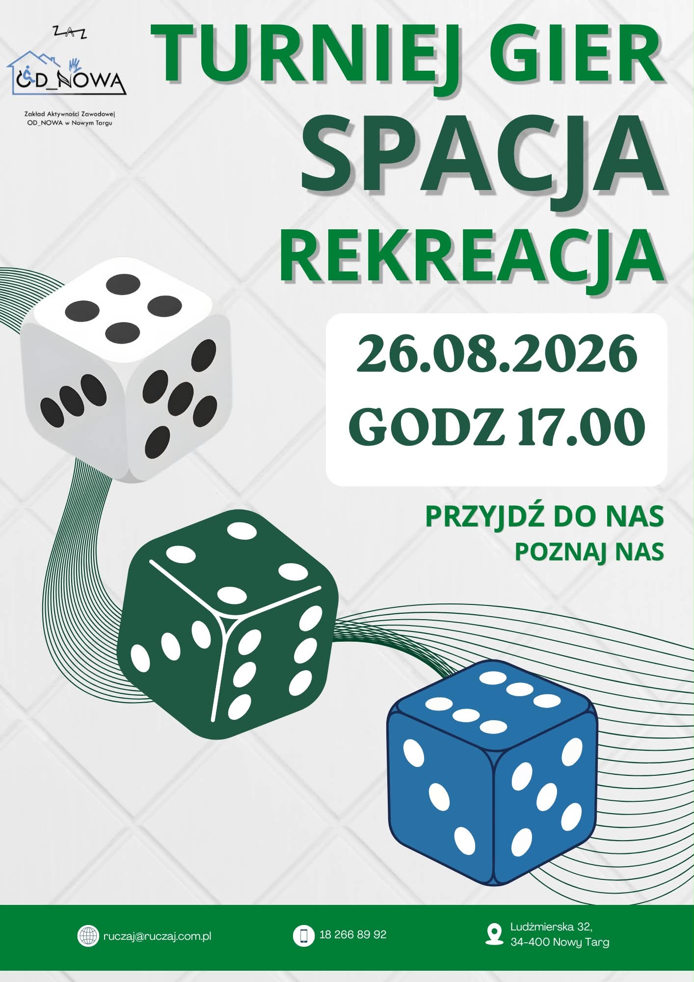 SPACJA REKREACJA – III TURNIEJ GIER